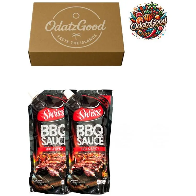 Swiss BBQ Sauce Hot & Spicy 17oz (500ml) – Curated & Packaged by ODatzGood