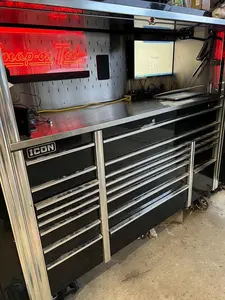 Hutch Monitor Mount for ICON & US General Series 2 Toolbox- Compatible with 75mm & 100mm Screens, Durable Design, No Warranty Included