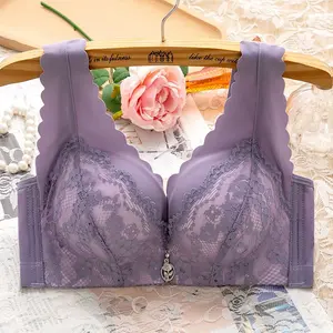 Womens Fall Winter Wireless Push Up Bra Padded Add Two Cups Lift Sexy Adjustable Shapewear Bra Light Thin Cup Beach Bikini Top for Daily Wear Beach Vacation Pool Party Matching High Waisted Bikini Bottoms Cover Up