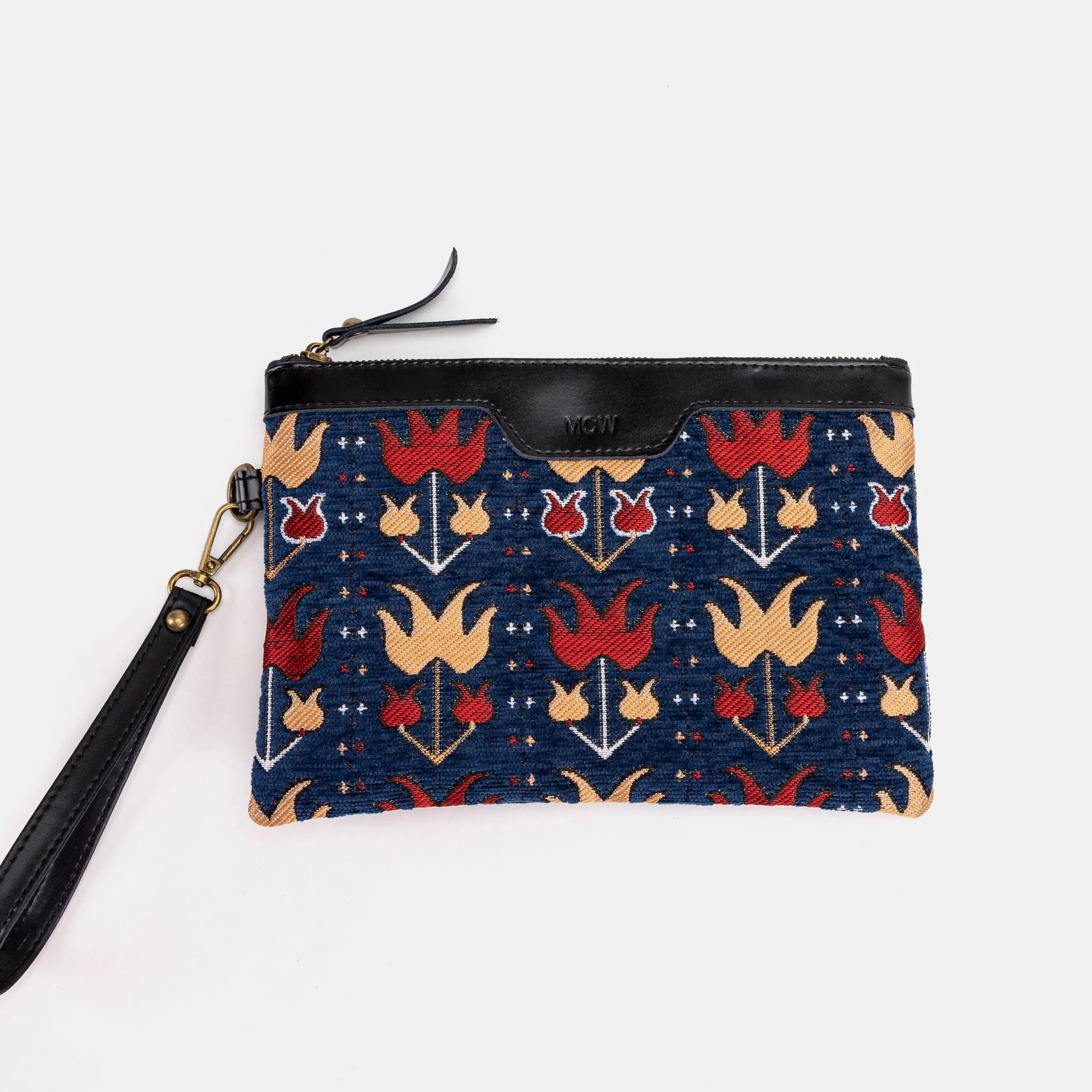 Poppy Bloom Wristlet Clutch