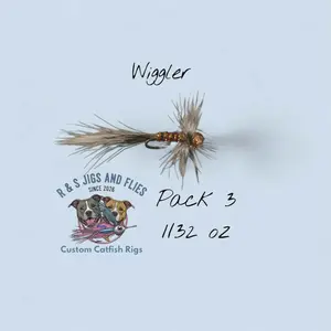 Wiggler Pan Fish and Trout Jig Pack 3 1/32 oz Custom