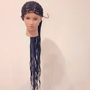 zigzag conrow  braids with baby hair