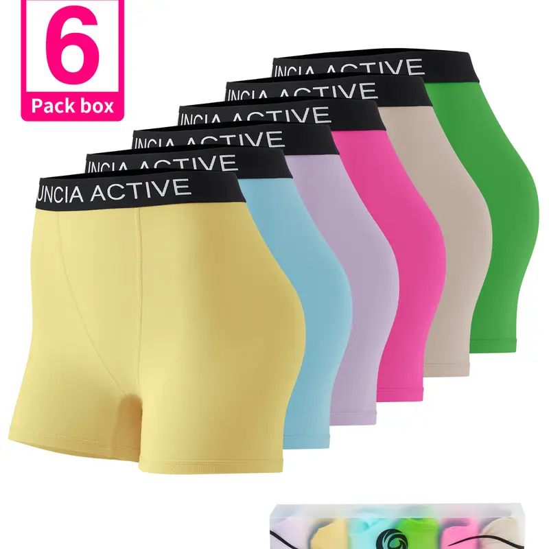 UNCIA ACTIVE Women's 2-Pack SuperSoft Belted Body Slimming Boyshorts Underwear for Women, Comfy Plain Boxers with CREORA Spandex, Breathable for Lounging, Running, No Dry Clean, Minimalist Basics