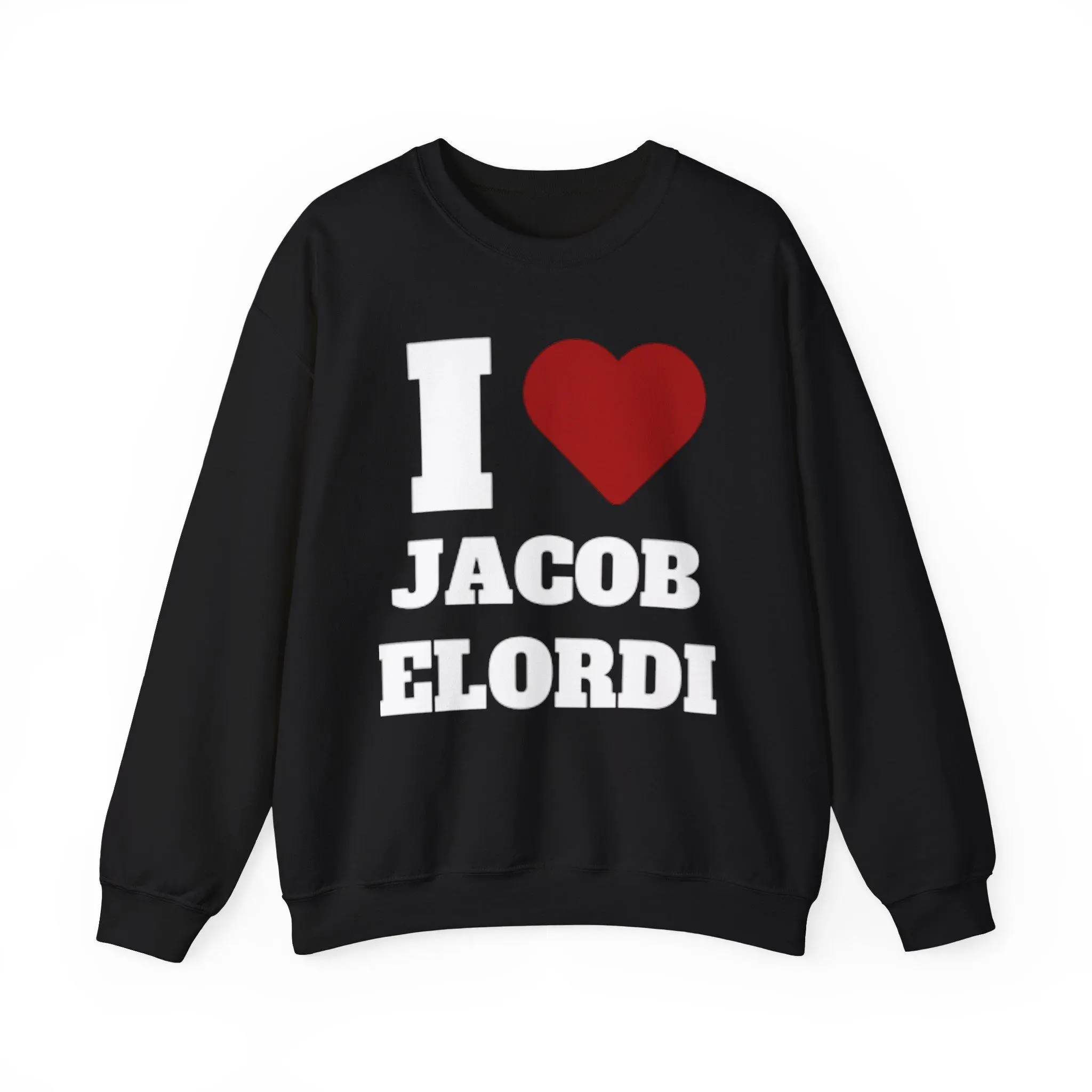 I LOVE JACOB ELORDI Unisex Heavy Blend™ Crewneck Sweatshirt