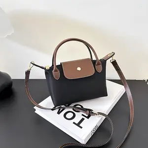 High-End Design Women's New Style Casual Fashion Crossbody Bag Colorblock Nylon Handbag Versatile Shoulder Bag Elegant Single Strap Purse for Everyday Use