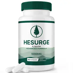 HeSurge Capsules - He Surge Advanced Formula 1000mg Capsules with Natural Ingredients for Health & Wellness 60 Count