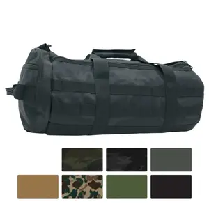 ROTHCO Tactical Polyester Duffle Bag - 19in/24in Long x 12in Tall, Waterproof, Durable, Dual Zipper Closure, Camouflage Multi-Color, MOLLE Webbing, Organizer Pockets, Weekender Carry-On Durability Travel Bag, Durability Travel Bags