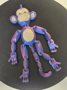 3d printed articulated monkey