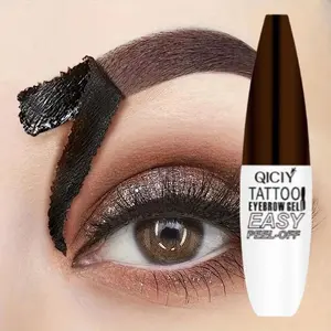 Peel-Off Eyebrow Tattoo Gel, Brow Styling Gel, Waterproof, Smudge-Transfer-Proof, Easy Peel & Application For , Ideal For Daily, Party, Travel Makeup