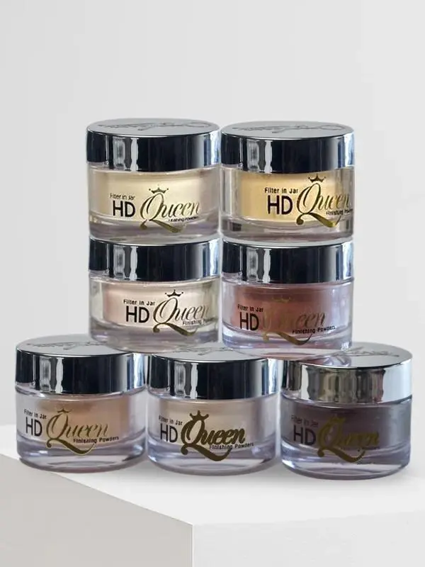 “Filter in a Jar” HD Queen Finishing Powder | 16+ Hour Blurring, Oil-Control, No-Flashback Setting Powder