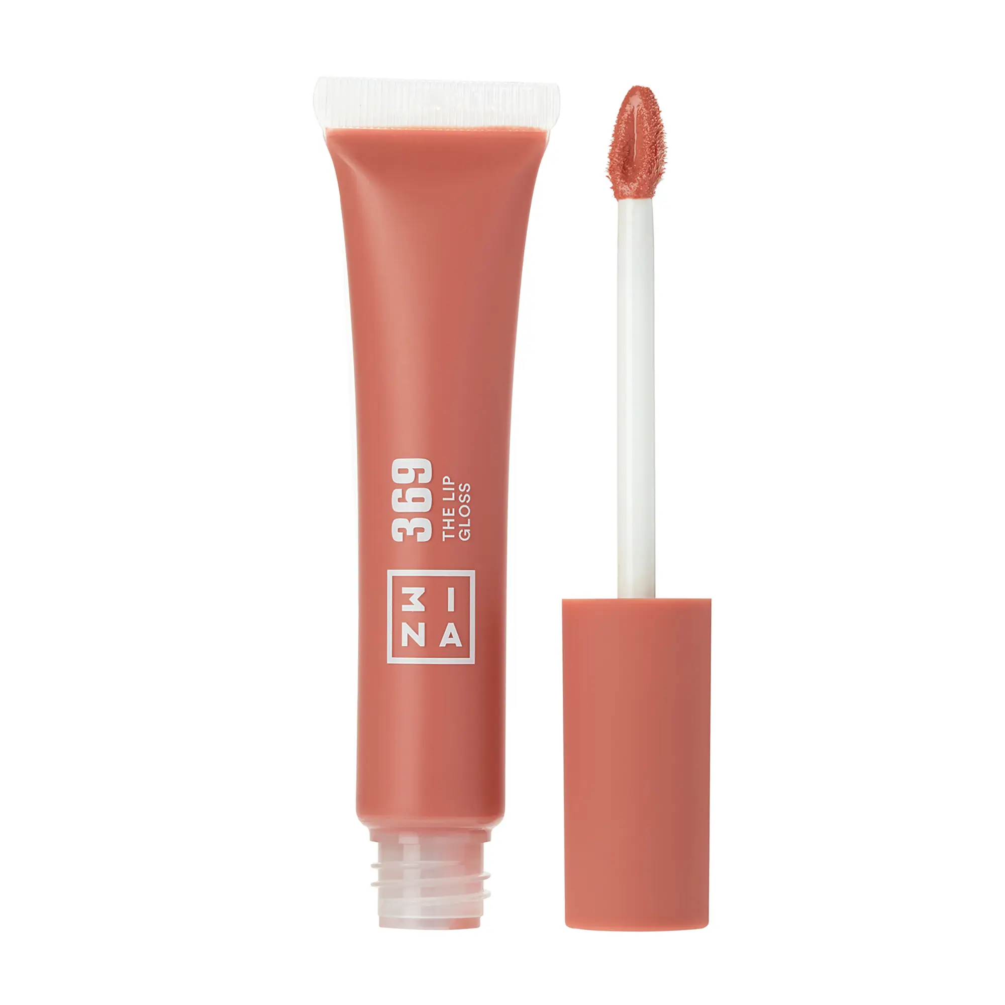 The Lip Gloss - 369 Rich Brown Pink by 3INA for Women - 0.27 oz Lip Gloss