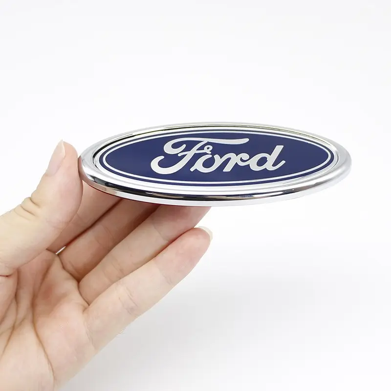 Ford Car Front Emblem Hood Decoration, Scratch-Resistant Durable Front Badge Replacement, Vehicle Exterior Decoration, Car Decorations, Car Accessories, Fits Focus, Fiesta, Kuga, Mondeo, Mustang