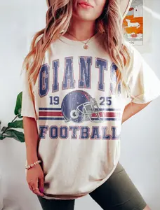 [Sale Up To 50%] Vintage 90s Style Giant Sweatshirt, New York Football Crewneck, NY Giant Shirt, New York Football Shirt, New York Fan Gift, New York Shirt, Trending USA Cotton Fabric