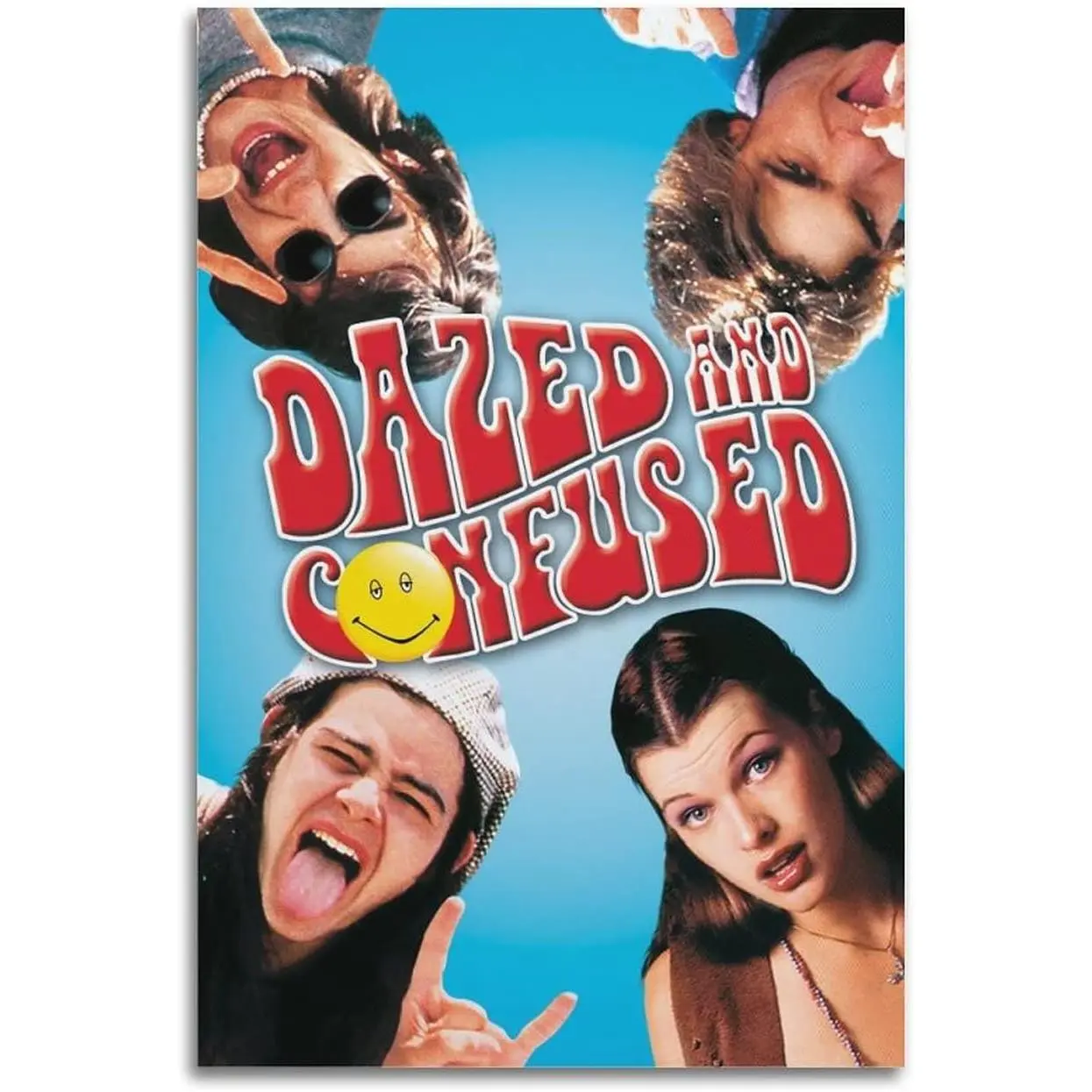 Dazed And Confused (1993) Vintage Classic Movie Poster for Room Aesthetic Decorative Canvas Print Picture Wall Art Gift 16x24inch(40x60cm) Unframe-style