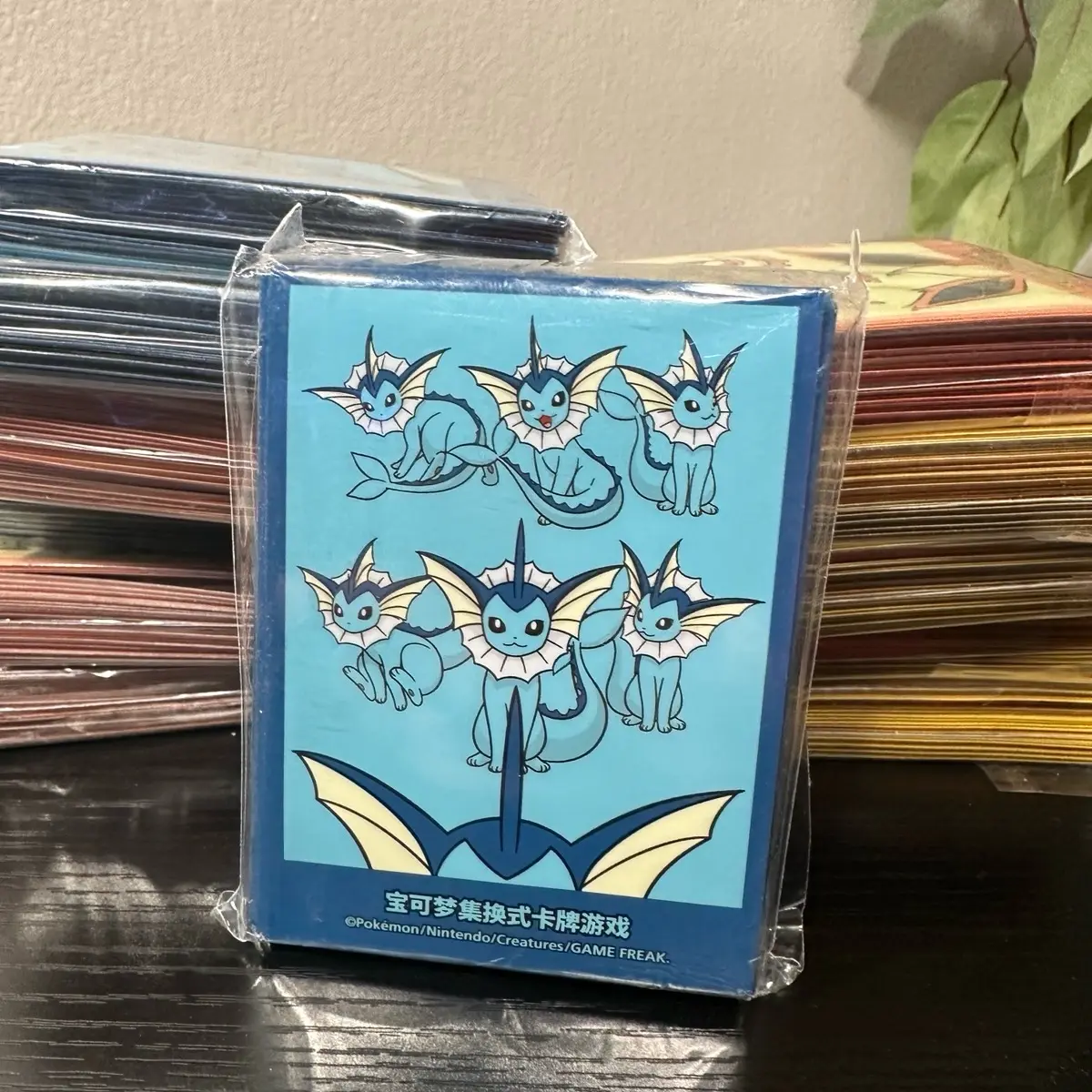 S-Chinese Pokemon Deck Protector Card Sleeves Eevee Gift Box