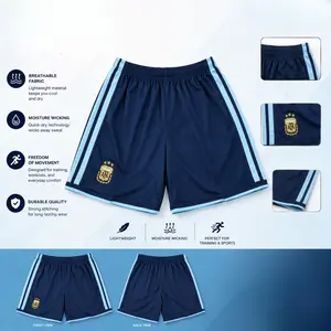 Unisex Soccer/Football Argentina National Team W/C 2025/26 Home Replica Short - Blue
