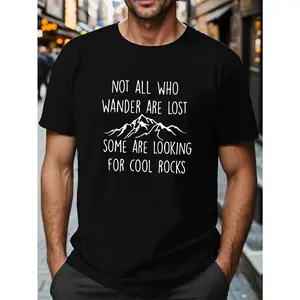 Graphic Crinkle Plus Size Men's T-Shirt, PLUS SIZE