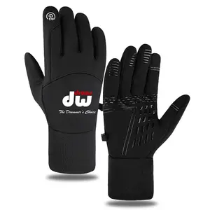 Drum Logo Printed Winter Gloves for Musicians and Drummers  Touchscreen Compatible Warm Gloves for Outdoor Activities  Perfect Gift for Christmas  New Year  and Birthday Presents for Music Enthusiasts and Instrument Players  Comfortable and Stylish