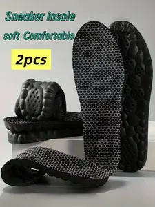 2pcs（1 Pair） Sports Insoles for Running Shoes, Soft High-Elastic Shock Absorption, Shock Absorbing Insole, Breathable Cushion Shoe Inserts for Men & Women, Trim-to-Fit Design, Comfortable Support for Running, Walking, Training & Daily Wear