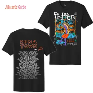 Pepper Kona Town 20 Years Tour Shirt – 2 Sides Vintage Reggae Rock Tee, Soft Cotton Blend, Anniversary Band Shirt, Gift for Pepper Fans & Concert Collectors