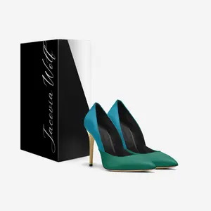 Jacovia Wolf Graceful Peacock Simple Cut High Heel Fashion Stylish Classy Heeled Elegant Footwear Shoe Girl Women