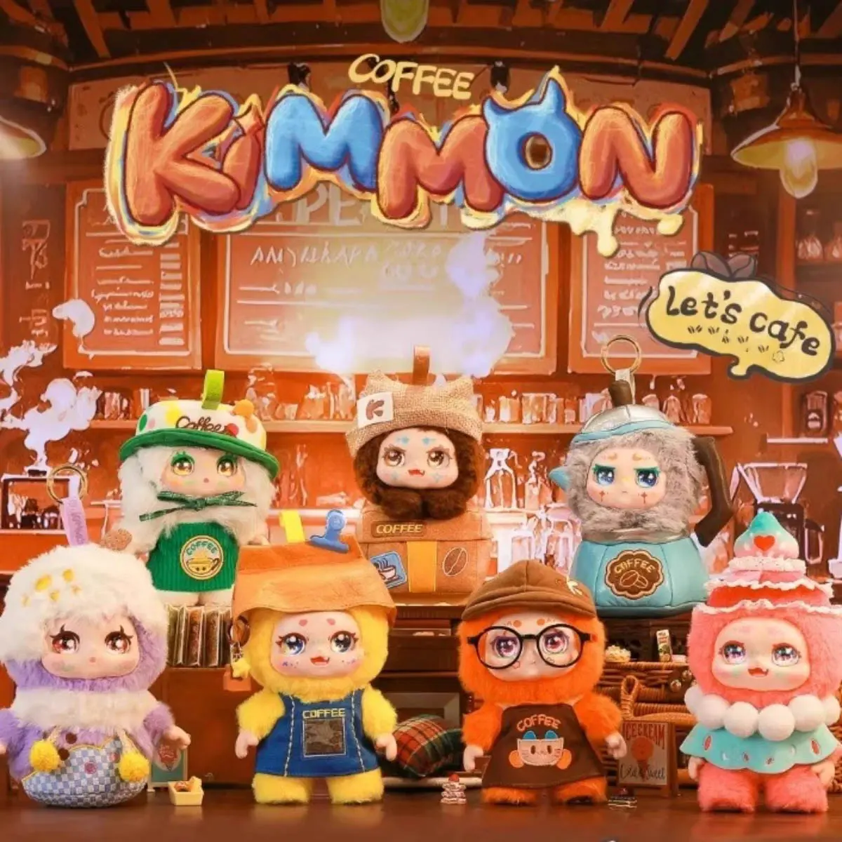 Kimmon Les'cafe - Coffee Day Series Plush Blind Box Trendy Play Cute Ornament