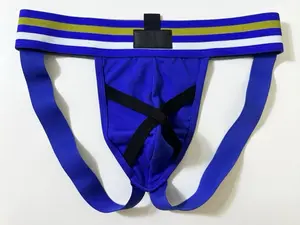 Blue Athletic Support Jockstrap for Men