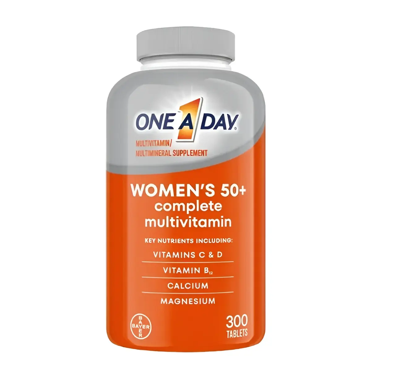 1 A Day Women's 50+ Daily Multivitamin - 300 Tablets Comprehensive Nutrition Supplement, Dietary Vitamins for Bone Health, Heart Health Healthcare Dietary Supplement