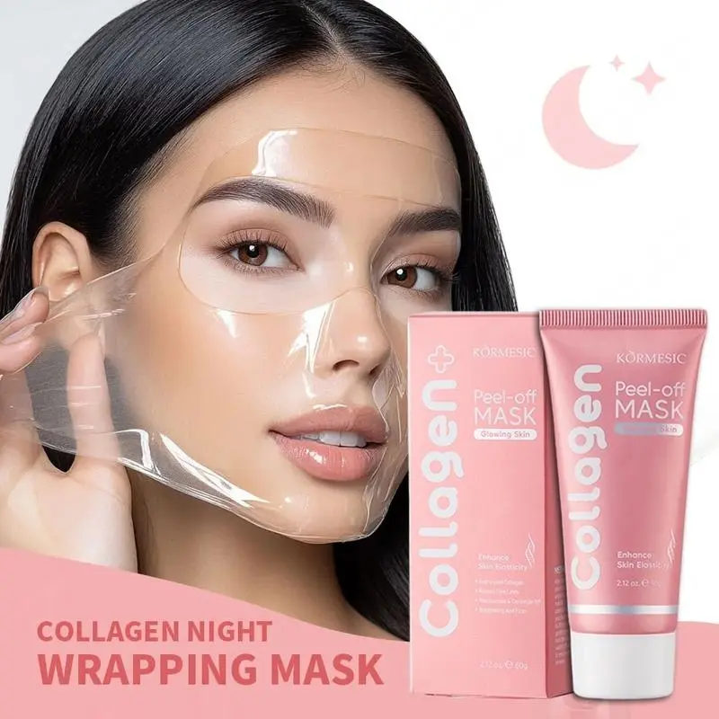 YLF Collagen Peel Off Facial Mask for Enhance Skin Elasticity, Minimizing Pores Moisturizing Deep Cleansing