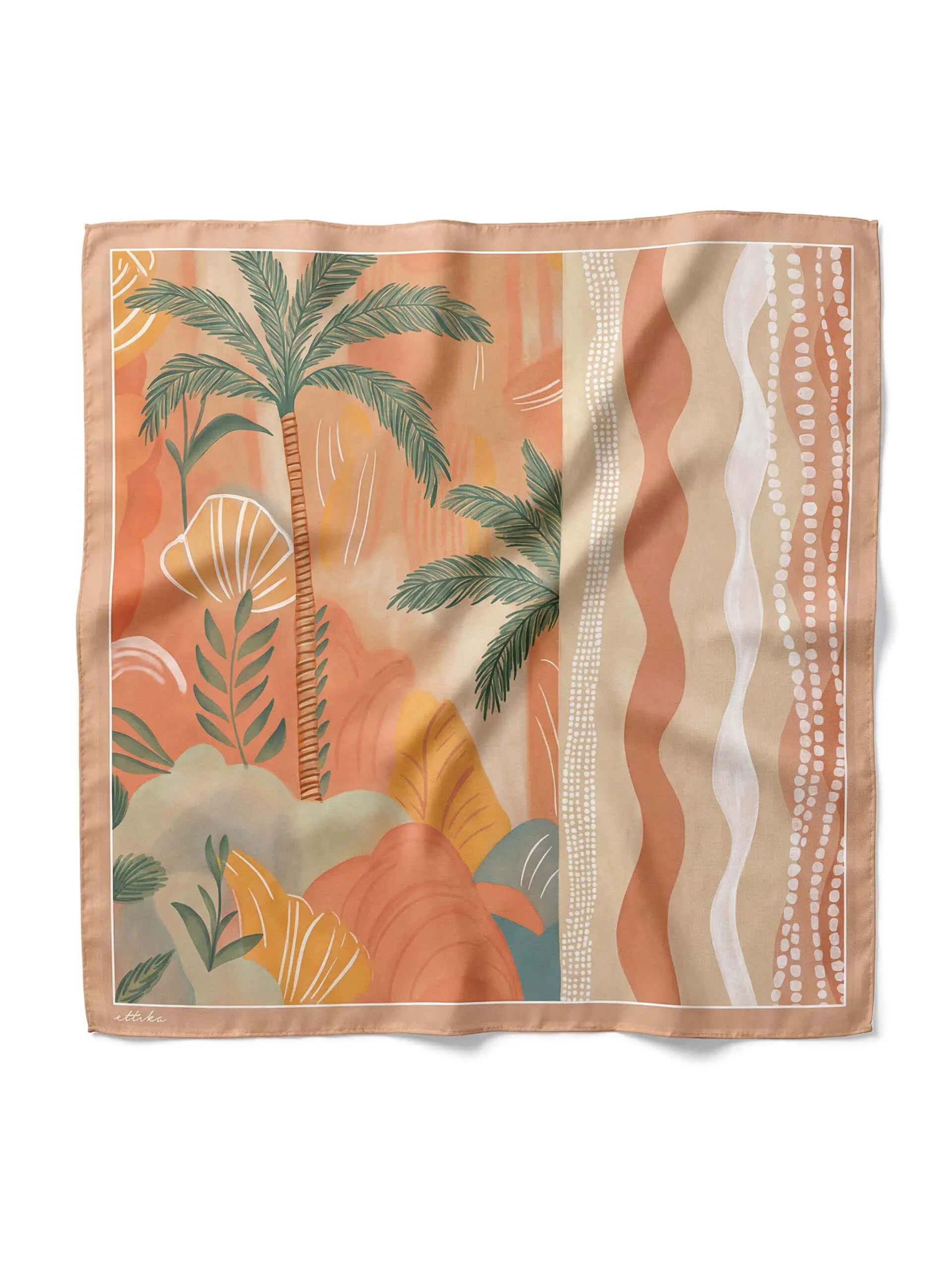 Coastal Palm Scarf