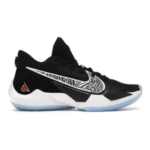 Nike Men's Zoom Freak 2 Black White Basketball Shoes, from StockX