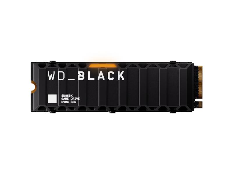 WD_BLACK 8TB SN850X NVMe Internal Gaming SSD Solid State Drive with Heatsink - Works with Playstation 5, Gen4 PCIe, M.2 2280, Up to 7,300 MB/s - WDS800T2XHE