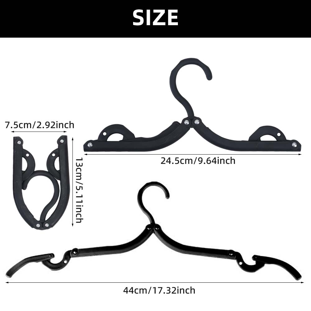 12 PCS Travel Hangers – Cruise Ship Essentials Portable Folding Clothes Hangers, Travel Essentials Foldable Clothes Drying Rack for Travel, Space-Saving Hooks for Cruises, Hotels, RV, Camping (Black) 12 PCS Travel Hangers – Cruise Ship Essentials Portable Folding Clothes Hangers, Travel Essentials Foldable Clothes Drying Rack for Travel, Space-Saving Hooks for Cruises, Hotels, RV, Camping (Black)