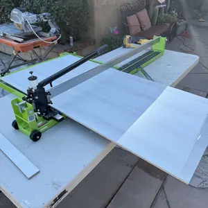 VEVOR Manual Tile Cutter All-Steel Frame 32-48 inch, Tile Cutting Machine with Laser Guide and Bonus Spare Cutter,Tile Cutter Hand Tool for Precision Cutting Porcelain Ceramic Floor Tiles