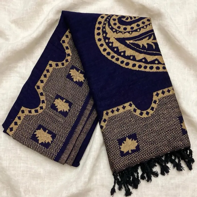 African Shawl, Lightweight Breathable Woven Wrap for Women, Versatile Accessory for Daily Wear
