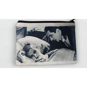 Makeup bag, Stash bag, Zippered bag, Horror themed bag, Halloween themed bag