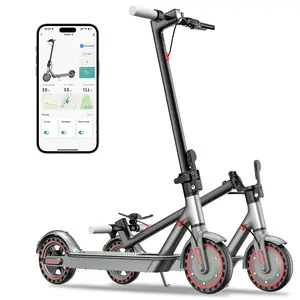 2026 USA Electric Scooter 19 MPH Max Speed 15-20 Miles Long Range 350W Powerful Motor 36V 7.8/10.5 Ah Battery Portable Folding Commuting E-Scooter with App Control Dual Braking System