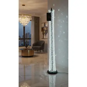 Lumen Column: The Crystal Tower Floor Lamp