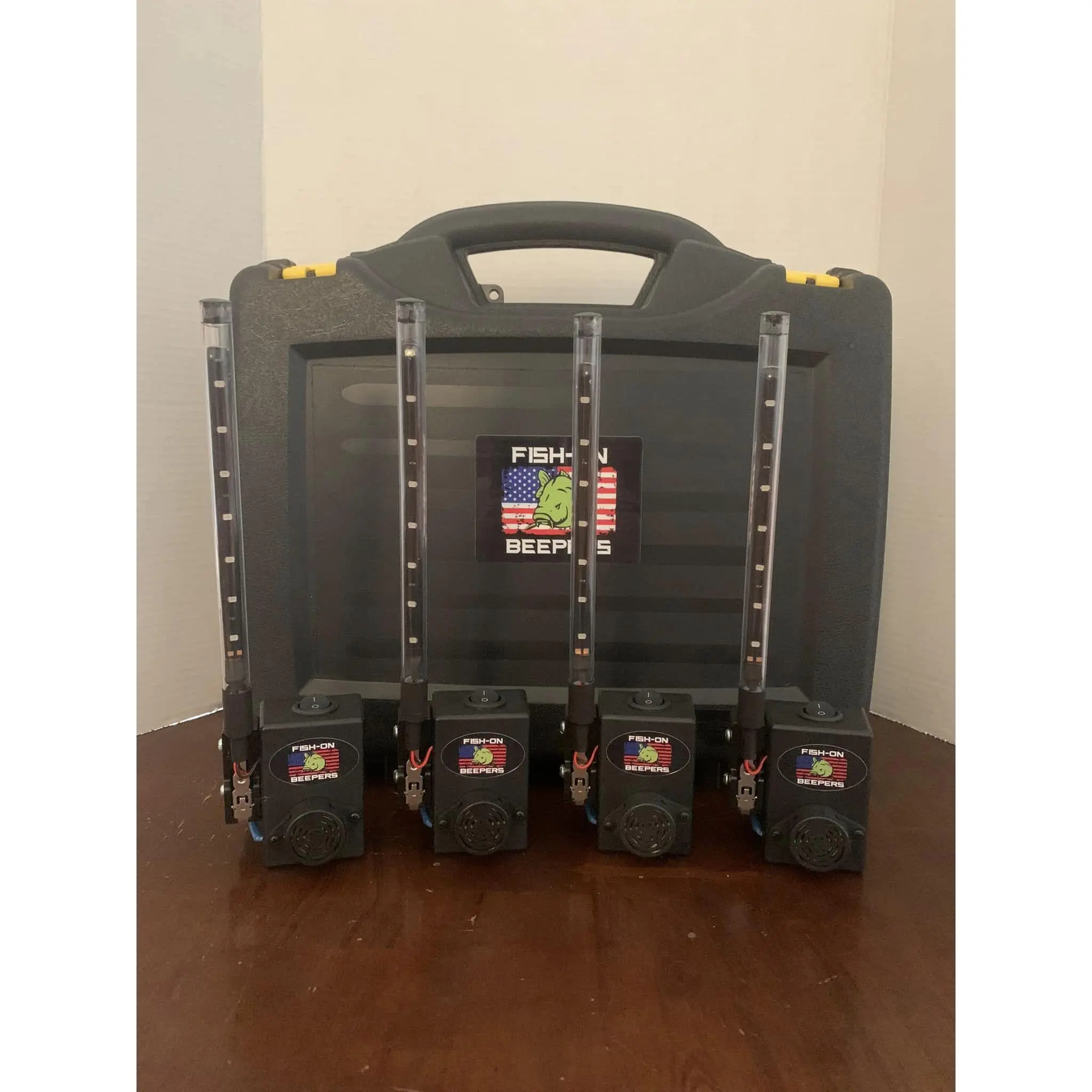 Black Box Fishing Beeper set of 4 with case