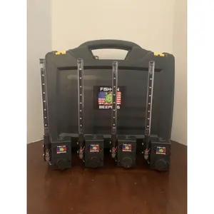 Black Box Fishing Beeper set of 4 with case