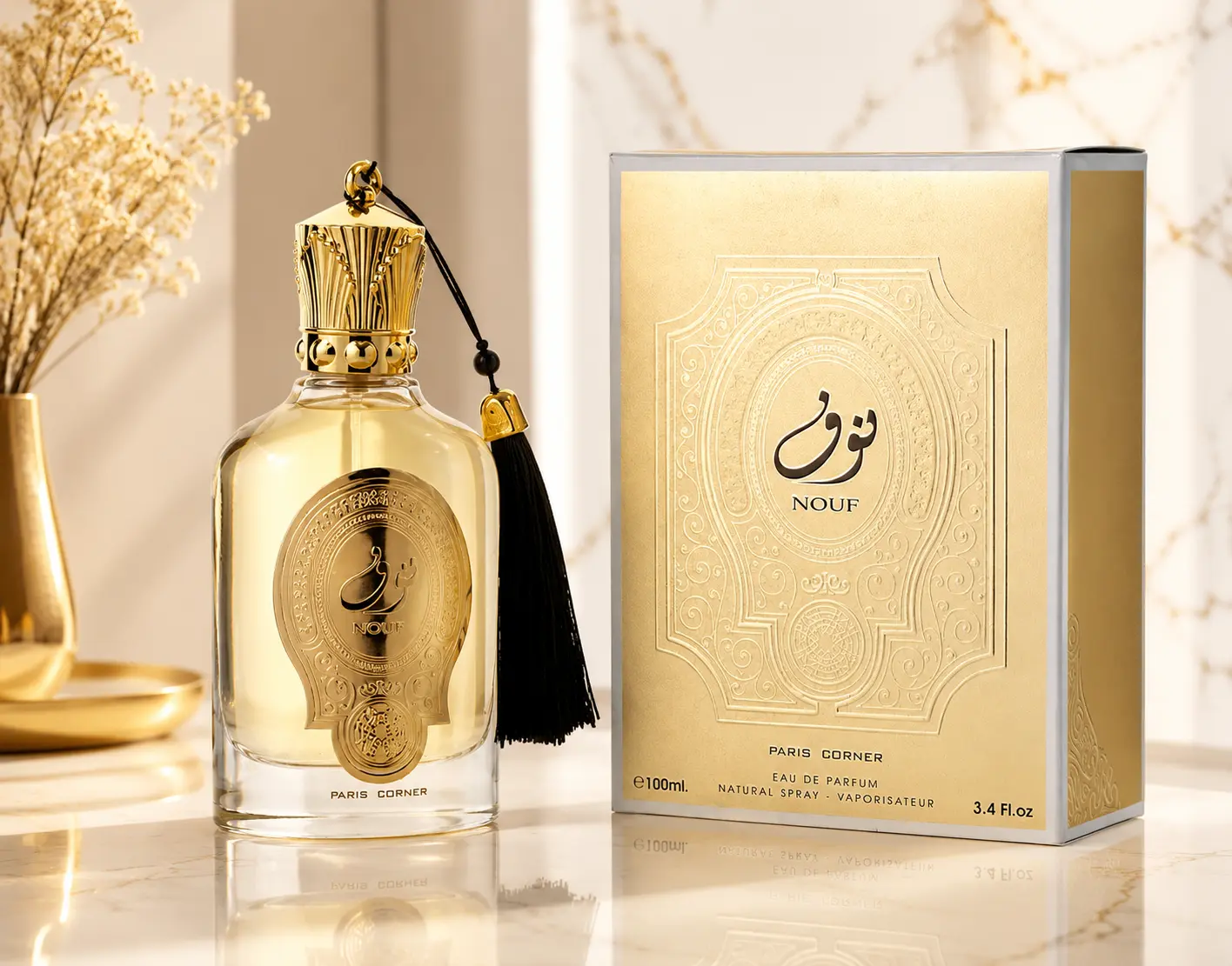 NOUF Paris Corner Eau De Parfum 100ml Premium Long Lasting Luxury Unisex Fragrance