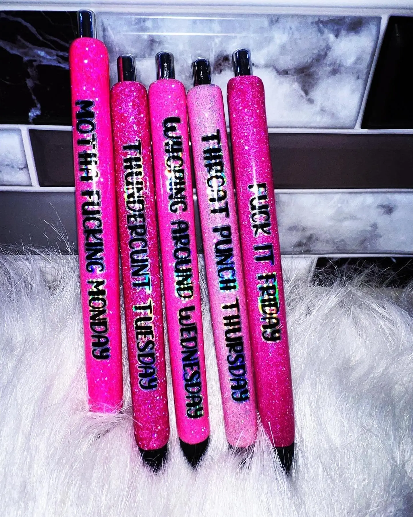 Days of the Week Pen Set, Provocative