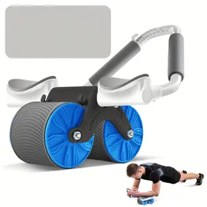 Elbow support automatic rebound abdominal wheel abdominal exercise machine abdominal muscle roller abdominal muscletraining equipment trolley Home Gym