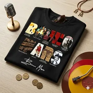 Bruno Pop Singer Shirt, Retro 90s Pop Tour Inspired Sweatshirt 2026 Bruno, R&B Inspired Concert Tee, Music Fan Gift