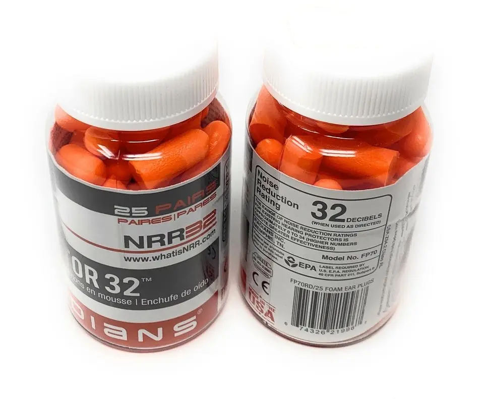 Radians Disposable Uncorded Foam Earplugs