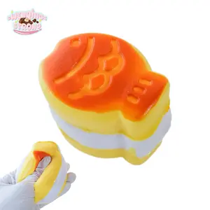 [WenQing Taba Squishy] Handmade taba squishies/Taiyaki Sticky Squeeze Toys Gift for kids gift Taba taba squishies Gifts For Children's Day Stress Relief Toy Taiyaki 99g squishy deck stress ball Square Orbeez