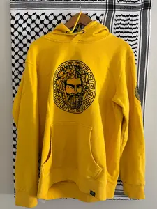 Yellow Denim City Hoodie