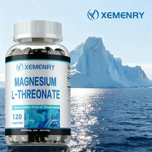 Xemenry 120 Dietary supplements -  - Highly Absorbable - Bioavailable Form of Magnesium - Magnesium Threonate 2000MG - Suitable for both Men and Women.