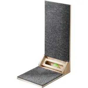 24" Tall L-Shape  Carpet Scratcher   , Sofa Couch Protector Replaceable  Pad Mat Sisal