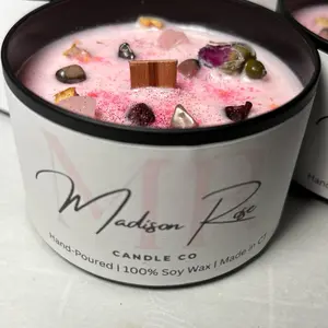 Love Spell Candle - Scented with the famous scent - Hand Poured 100% Soy Wax Jar